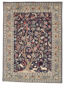  Keshan Fine Tepih 269X367 Perzijski Vuneni Braon/Crna Veliki Sag Carpetvista