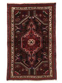  Toiserkan Rug 98X150 Persian Wool Black/Dark Red Small Carpetvista