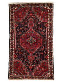  90X158 Toiserkan Rug Black/Dark Red Persia/Iran Carpetvista