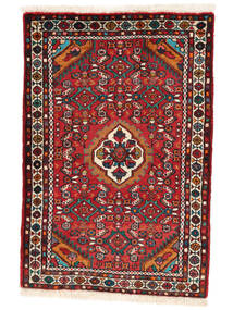  Orientalisk Hamadan Matta 81X119 Mörkröd/Svart Ull, Persien/Iran Carpetvista