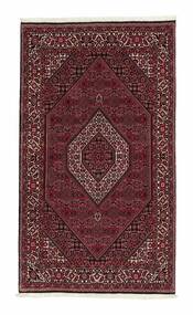 112X195 Tapete Bijar Oriental Preto/Vermelho Escuro (Lã, Pérsia/Irão)