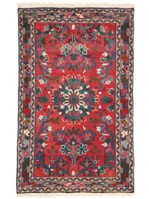  Persischer Hamadan Teppich 75X115 Dunkelrot/Schwarz Carpetvista