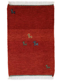 Gabbeh Rustic Rug 60X90 Dark Red Wool, Persia/Iran Carpetvista