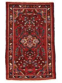 Lillian Vloerkleed 77X120 Donkerrood/Zwart Wol, Perzië/Iran Carpetvista