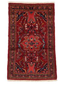 Lillian Teppe 100X166 Mørk Rød/Svart Ull, Persia/Iran Carpetvista