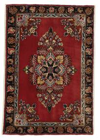  Orientalischer Keshan Teppich 70X100 Schwarz/Braun Wolle, Persien/Iran