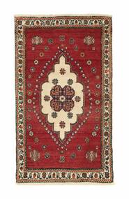 Tappeto Shiraz 70X117 Rosso Scuro/Marrone (Lana, Persia/Iran)