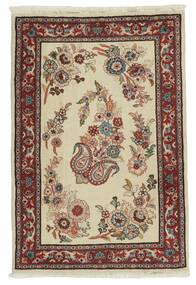  Persian Sarouk Rug 80X120 Yellow/Brown