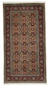 Tabriz 40 Raj Rug 67X125 Brown/Black Wool, Persia/Iran