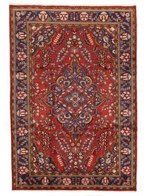 Tapete Lillian 236X341 Vermelho Escuro/Preto (Lã, Pérsia/Irão)