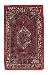 117X190 Bidjar With Silk Rug Oriental Dark Red/Black (Wool, Persia/Iran)