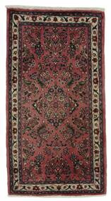  Persian Sarouk Rug 70X130 Black/Dark Red