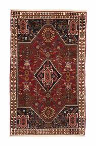  Gabbeh Kashkooli Tappeto 83X135 Persiano Di Lana Nero/Rosso Scuro Piccolo