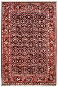 204X299 Tabriz 40 Raj Teppe Orientalsk Mørk Rød/Svart (Ull, Persia/Iran)