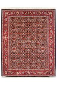  Orientalischer Täbriz 40 Raj Teppich 206X250 Dunkelrot/Schwarz Wolle, Persien/Iran