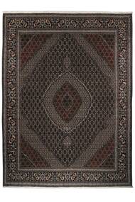  Persian Tabriz 40 Raj Rug 253X347 Black/Brown