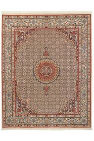  Persischer Moud Teppich 194X251 Braun/Orange (Wolle, Persien/Iran)