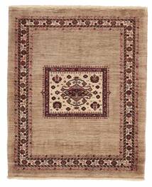 Gabbeh Kashkooli Rug 117X140 Brown/Black Wool, Persia/Iran