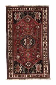  85X142 Gabbeh Kashkooli Covor Negru/Dark Red Persia/Iran
