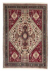 Tappeto Gabbeh Kashkooli 100X146 Rosso Scuro/Nero (Lana, Persia/Iran)