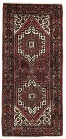  Orientalischer Gholtogh Teppich 65X146 Läufer Schwarz/Dunkelrot Wolle, Persien/Iran