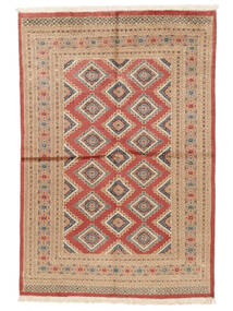  Pakistan Bukhara 2Ply Covor 129X187 Lână Maro/Dark Red Mic Carpetvista