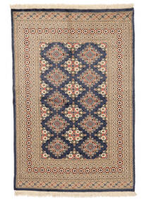 Dywan Orientalny Pakistański Bucharski 2Ply 127X192 Brunatny/Czarny (Wełna, Pakistan )