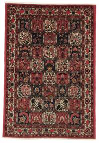  Oriental Bakhtiari Fine Rug 100X148 Black/Dark Red Wool, Persia/Iran