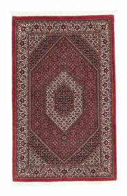 Alfombra Oriental Bidjar Con De Seda 112X180 Rojo Oscuro/Negro (Lana, Persia/Irán)