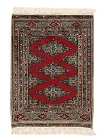  64X87 Medallion Small Pakistan Bokhara 2Ply Rug Wool, Carpetvista