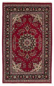 Tappeto Qum Kork 102X165 Rosso Scuro/Nero (Lana, Persia/Iran)