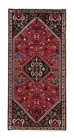 Tappeto Ghashghai 70X150 Nero/Rosso Scuro (Lana, Persia/Iran)