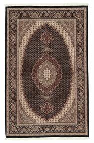 Täbriz 50 Raj Teppich 100X162 Braun/Schwarz Wolle, Persien/Iran