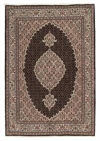  103X150 Tabriz 40 Raj Matta Brun/Svart Persien/Iran