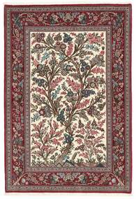  Qum Kork Rug 110X161 Persian Wool Brown/Black Small