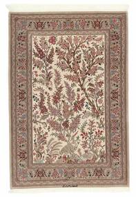  Persisk Ghom Kork Matta 108X160 Brun/Beige (Ull, Persien/Iran)