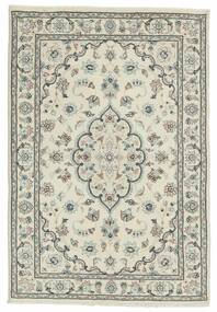  Orientalischer Nain 9La Sherkat Farsh Teppich 100X152 Grün/Dunkelgrün Wolle, Persien/Iran