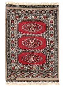 64X92 Pakistan Bokhara 2Ply Teppe Orientalsk Mørk Rød/Brun (Ull, Pakistan) Carpetvista