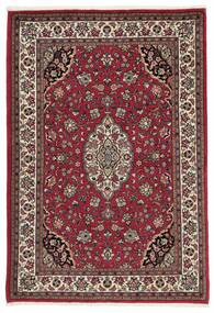  110X160 Sarough Teppich Dunkelrot/Schwarz Persien/Iran