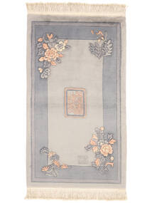  China 90 Line Alfombra 91X152 De Lana Beige/Gris Pequeño Carpetvista