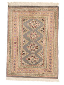  Pakistan Bokhara 2Ply Tepih 80X116 Vuneni Braon/Bež Mali Sag Carpetvista