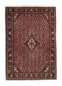 110X160 Alfombra Oriental Bidjar Negro/Rojo Oscuro (Lana, Persia/Irán)