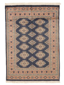 130X180 Pakistan Bokhara 2Ply Rug Oriental Brown/Black (Wool, Pakistan) Carpetvista