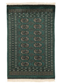 79X122 Pakistan Buchara 2Ply Teppich Orientalischer Schwarz/Dunkelgrün (Wolle, Pakistan) Carpetvista