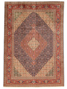 200X287 Dywan Orientalny Tebriz 40 Raj Brunatny/Ciemnoczerwony (Wełna, Persja/Iran) Carpetvista