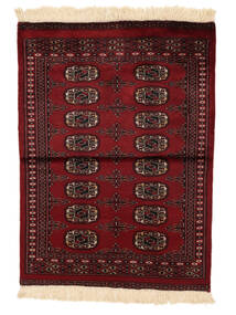 79X105 絨毯 パキスタン ブハラ 2Ply オリエンタル ブラック/ダークレッド (ウール, パキスタン) Carpetvista