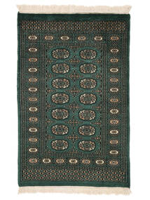 79X122 Tappeto Orientale Pakistan Bukara 2Ply Nero/Beige (Lana, Pakistan) Carpetvista