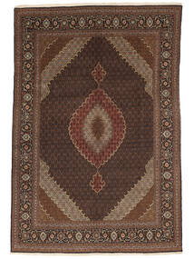 Tabriz 40 Raj Rug 245X358 Brown/Black Wool, Persia/Iran Carpetvista