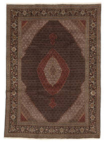 Tabriz 40 Raj Rug 240X338 Brown/Black Wool, Persia/Iran Carpetvista