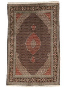  Persian Tabriz 40 Raj Rug 205X326 Brown/Black Carpetvista